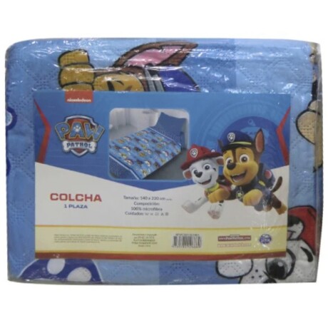 Colcha Infantil Disney diseño Paw Patrol de 1 Plaza - 140x220cm Colcha Infantil Disney diseño Paw Patrol de 1 Plaza - 140x220cm