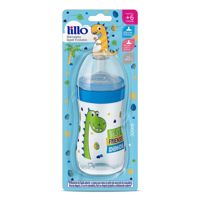 LILLO BIB SUPER EVOLU MAGIA AZUL 300 ML. única
