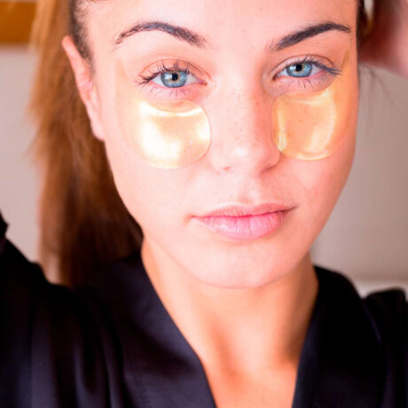Princess Eye Patch Gold (Parches Descongestionantes, Iluminadoras E Hidratantes De Ojos) Mascarilla Para Las Ojeras