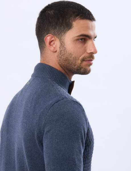 BUZO TEJIDO TEXTURADO Piedra