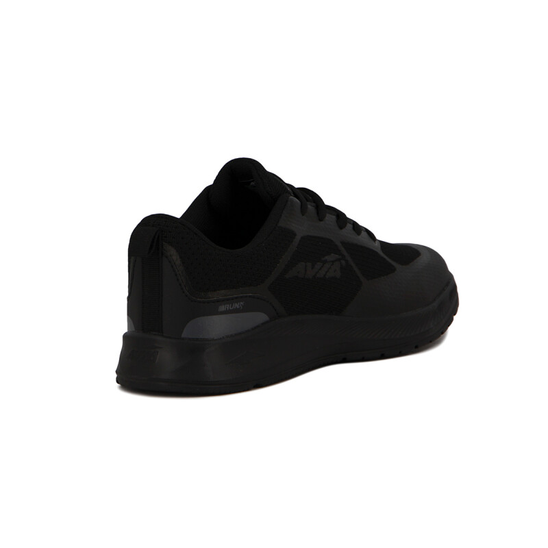 Avia Zapatillas Acordonadas Para Hombre Evan - Black Negro-Negro