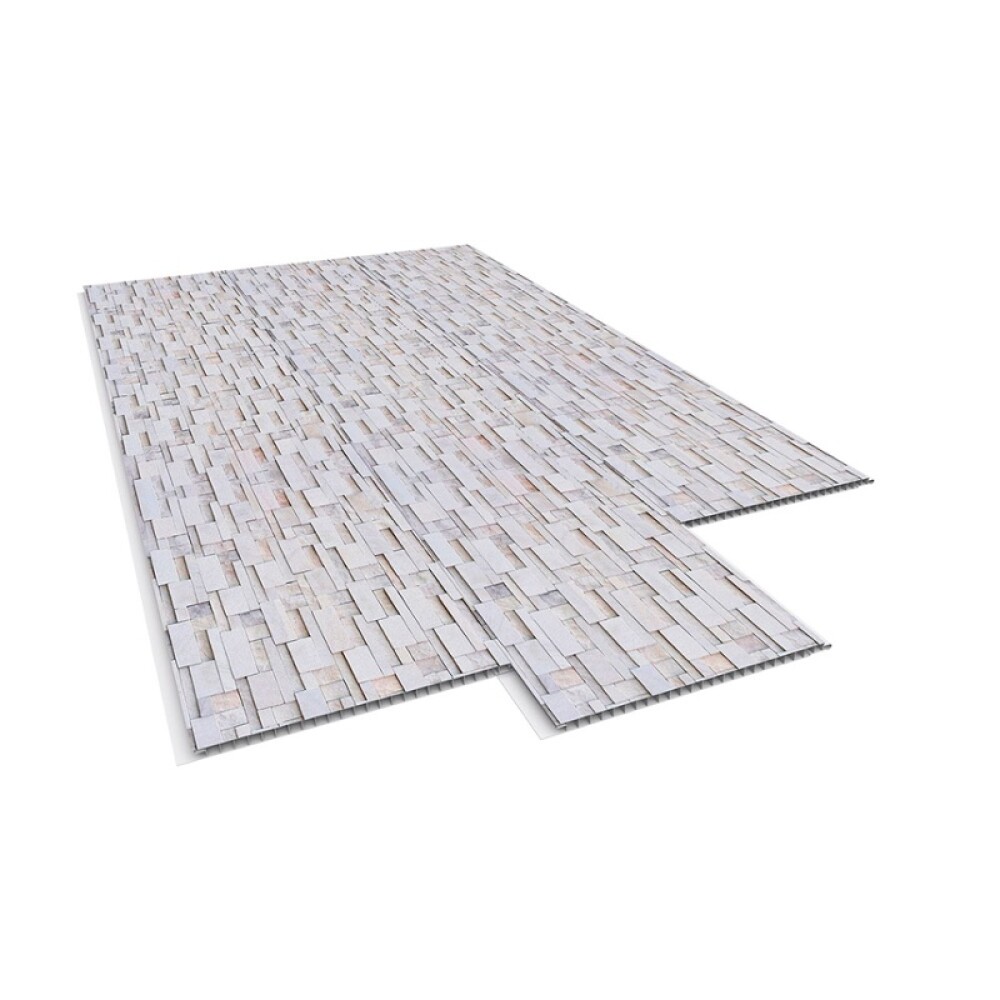 REVESTIMIENTO PVC PARA PARED MODELO PEDRA/CANDIDA - 0.25X6 MTS / Espesor: 10mm Revestimiento Pvc Para Pared Modelo Pedra/candida - 0.25x6 Mts / Espesor: 10mm