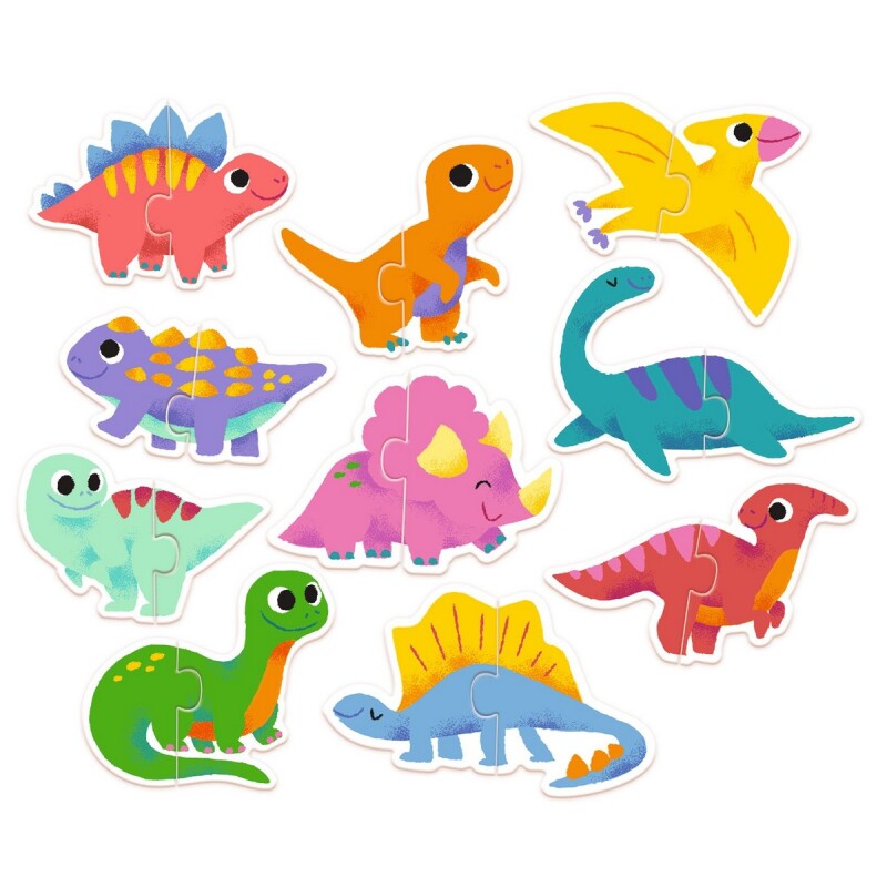 Puzzle Duo Dinos Djeco Puzzle Duo Dinos Djeco