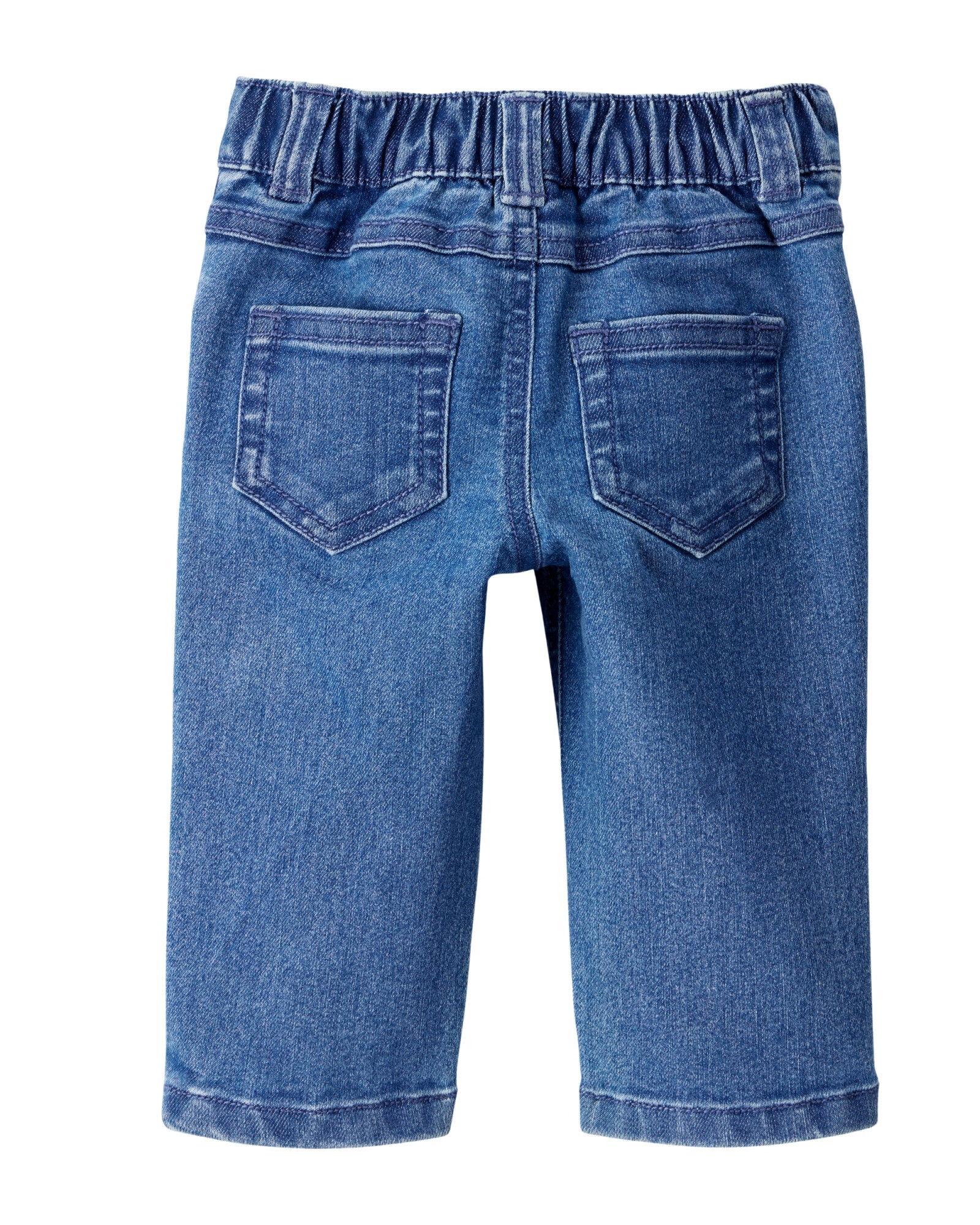 Set tres piezas, chaleco de pana, pantalón jean y body de algodón Sin color