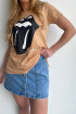 Remera Rolling Tostado