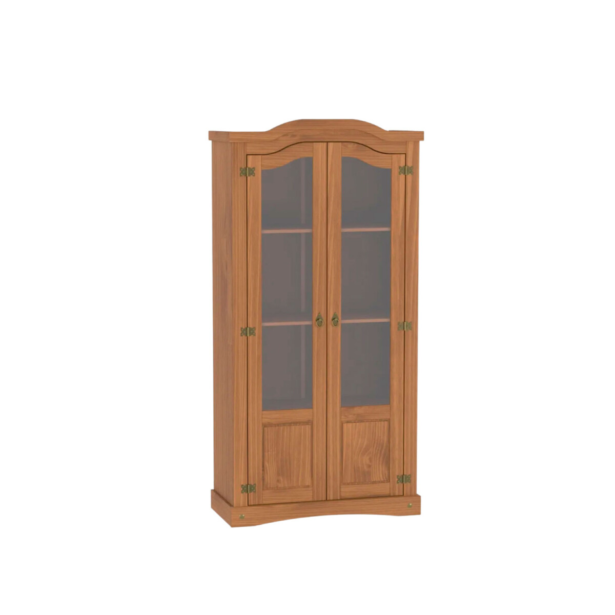 Cristalero Aparador Lumax bar modular 2 puertas Madera Maciza 