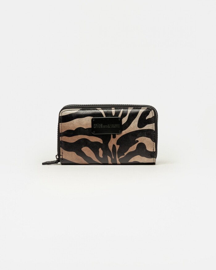 Billetera Penny en efecto cuero Animal Print