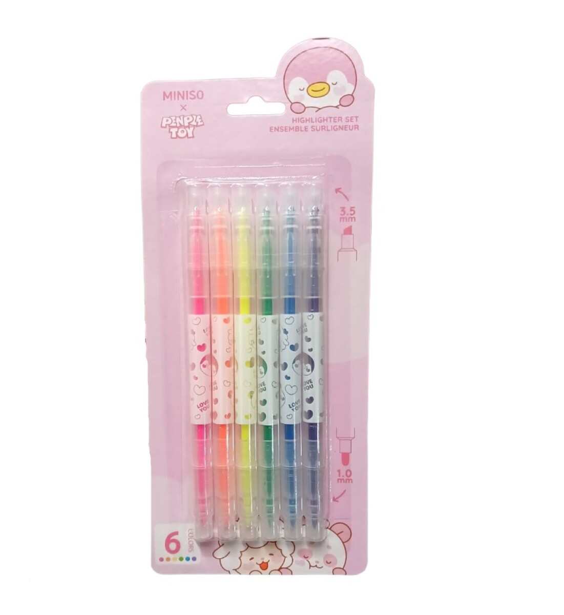 Resaltadores Mini Family 6pcs 