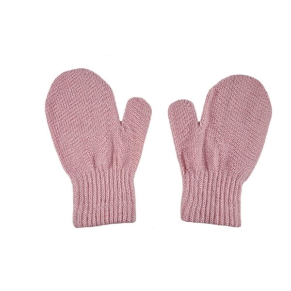 Guantes Niños Infantil Invierno Abrigaditos Frio Calidad Variante Color Rosado