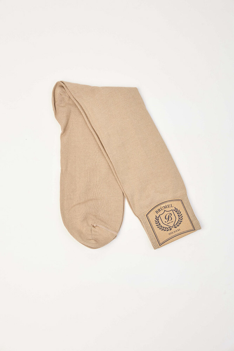 Media Algodón - Beige 