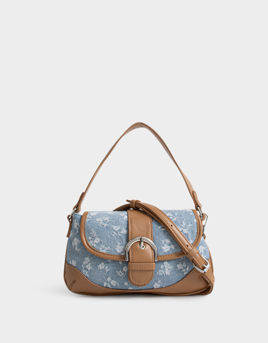 Bandolera Denim Bordada 