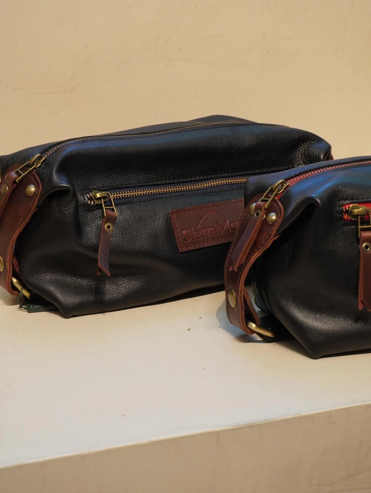 Necessaire de Cuero - Negro