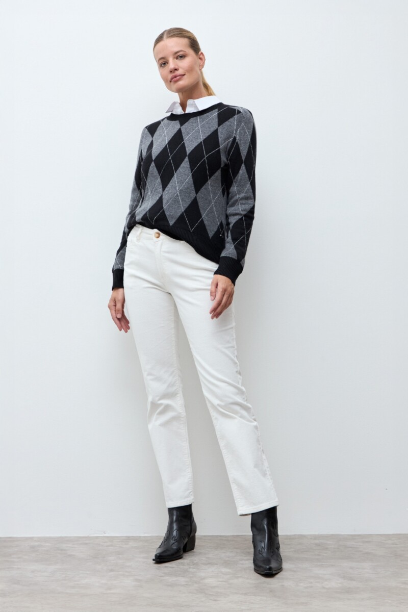 Pantalón Alba de pana crudo