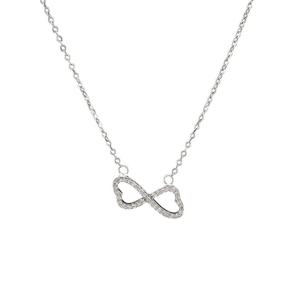 Conjunto Infinito- Plata 925 - Zirconia- CJ3039 Conpiedra