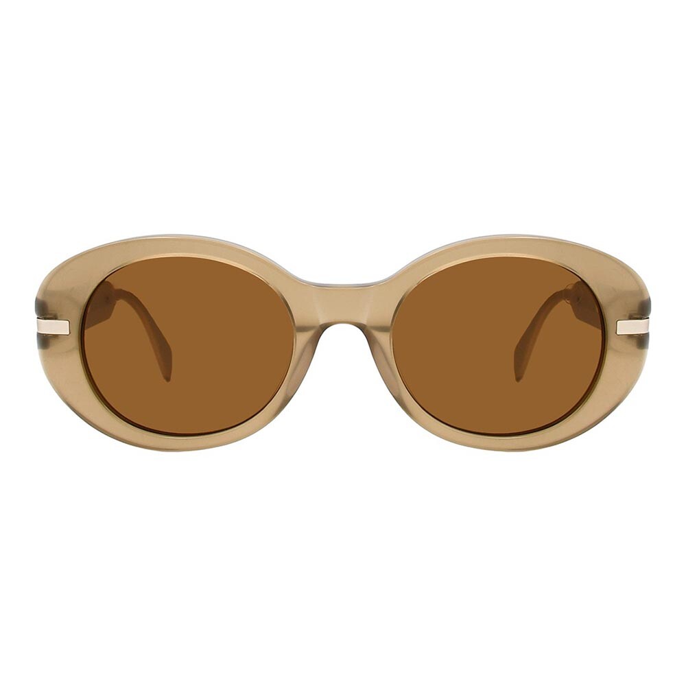 Lentes de sol De Acetato Redondo Premium Marrón/Marrón