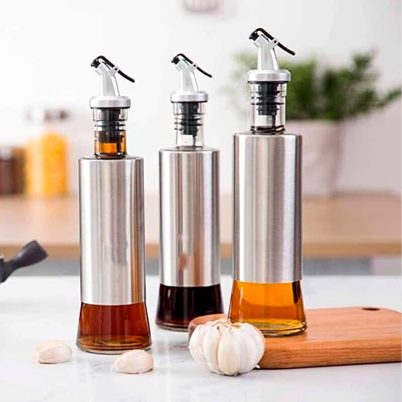 Dispensador de aceite o vinagre 300 ml GRIS