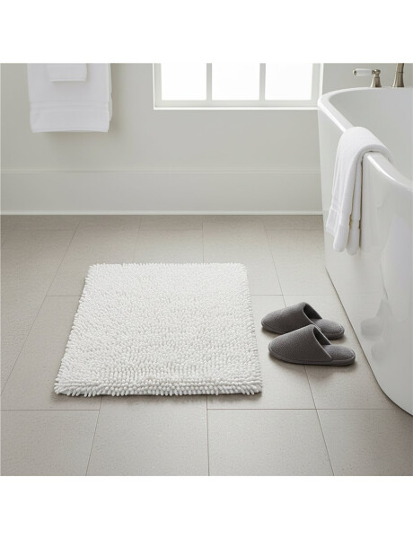 ALFOMBRA DE BAÑO SHAGGY 45X70CM BLANCO ALFOMBRA DE BAÑO SHAGGY 45X70CM BLANCO
