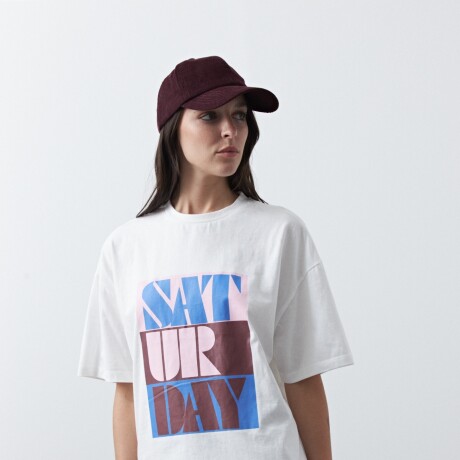 REMERA ERICA PRINTED Blanco