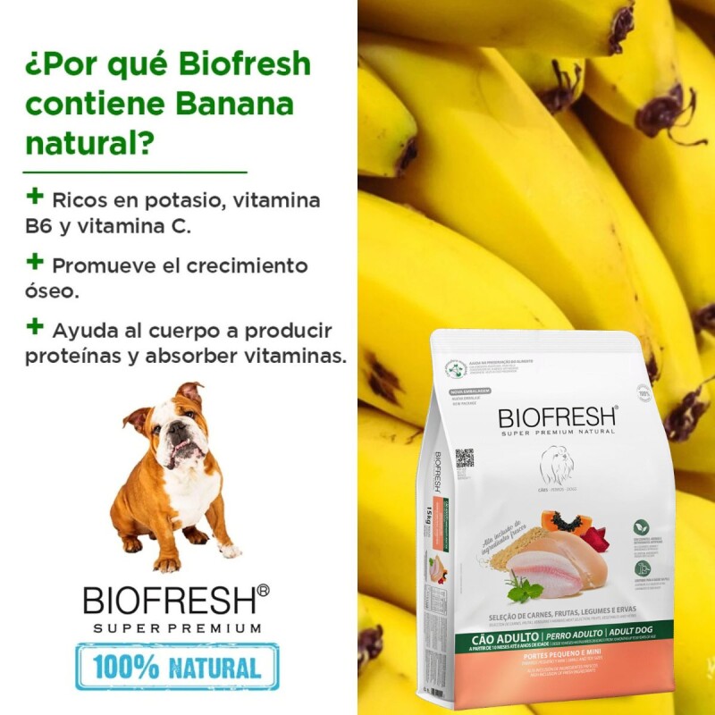 BIOFRESH PERROS ADULTOS RAZAS PEQUEÑAS Y MINI 10,1 KG