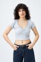 REMERA DANIRA Gris Melange