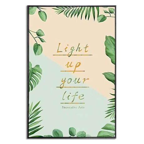 Cuadro Canvas 40X60Cm Marco Love Your Life Cuadro Canvas 40X60Cm Marco Love Your Life