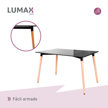 Mesa Eames Rectangular en Madera 120x80cm Mesa Eames Rectangular en Madera 120x80cm