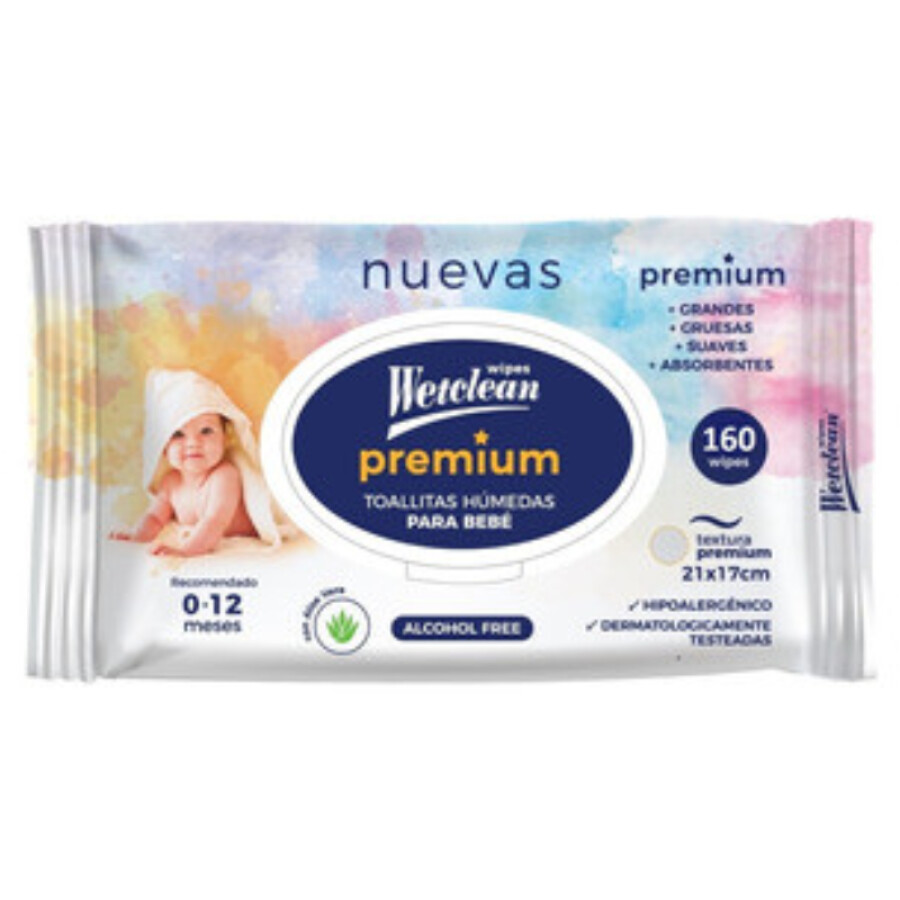 Toallas Humedas WetClean para bebe Premium Toallas Humedas WetClean para bebe Premium
