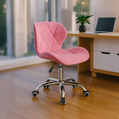 Silla Oficina Imback Escritorio Ergonomica Cuero Sintético IMBACK Color Rosa Silla Oficina Imback Escritorio Ergonomica Cuero Sintético IMBACK Color Rosa