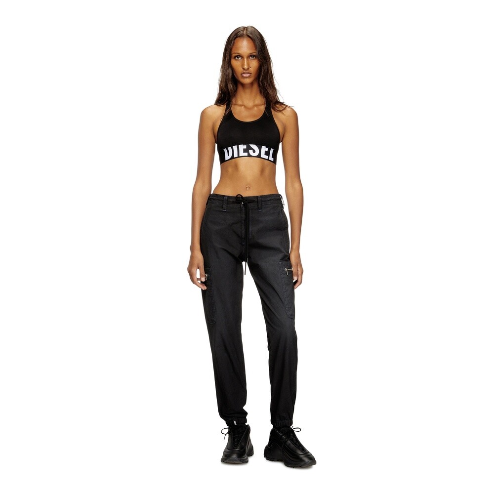 Bra Para Mujer Ufsb-Cotton-Race-Bralette-Xl Bra Negro