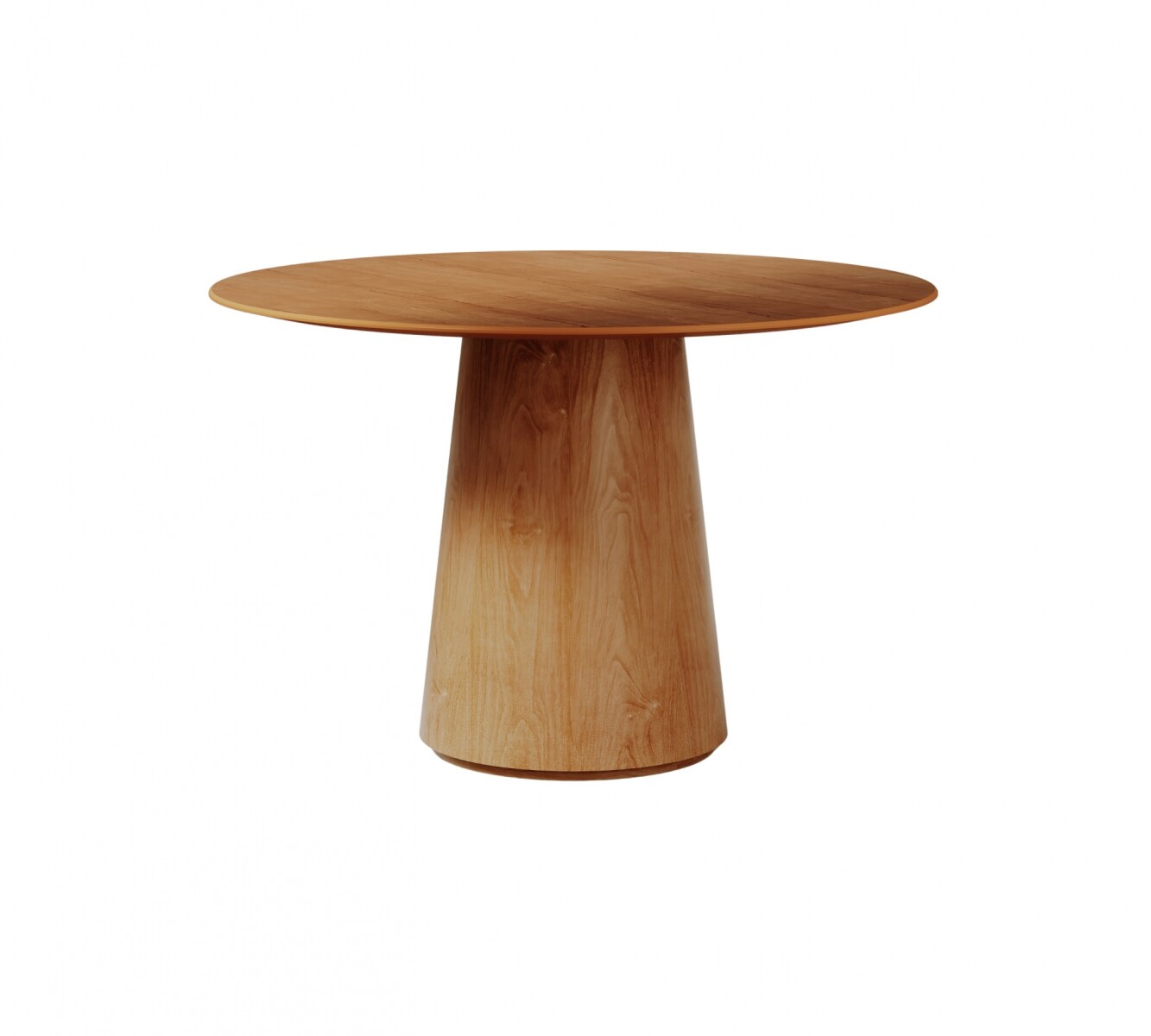 Mesa de Comedor Zara 1.2 Redonda - Línea Manhattan - Marrón 