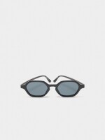 Gafas De Sol De Forma Hexagonal negro