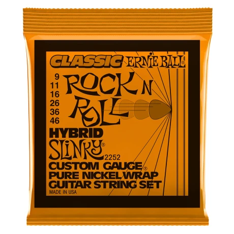 Encordado Eléctrica Ernie Ball Classic Hybrid 0910 Encordado Eléctrica Ernie Ball Classic Hybrid 0910