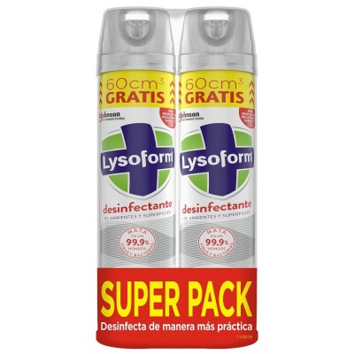 Lysoform Aerosol Original 420 Ml. Pack 2 Uds. Lysoform Aerosol Original 420 Ml. Pack 2 Uds.