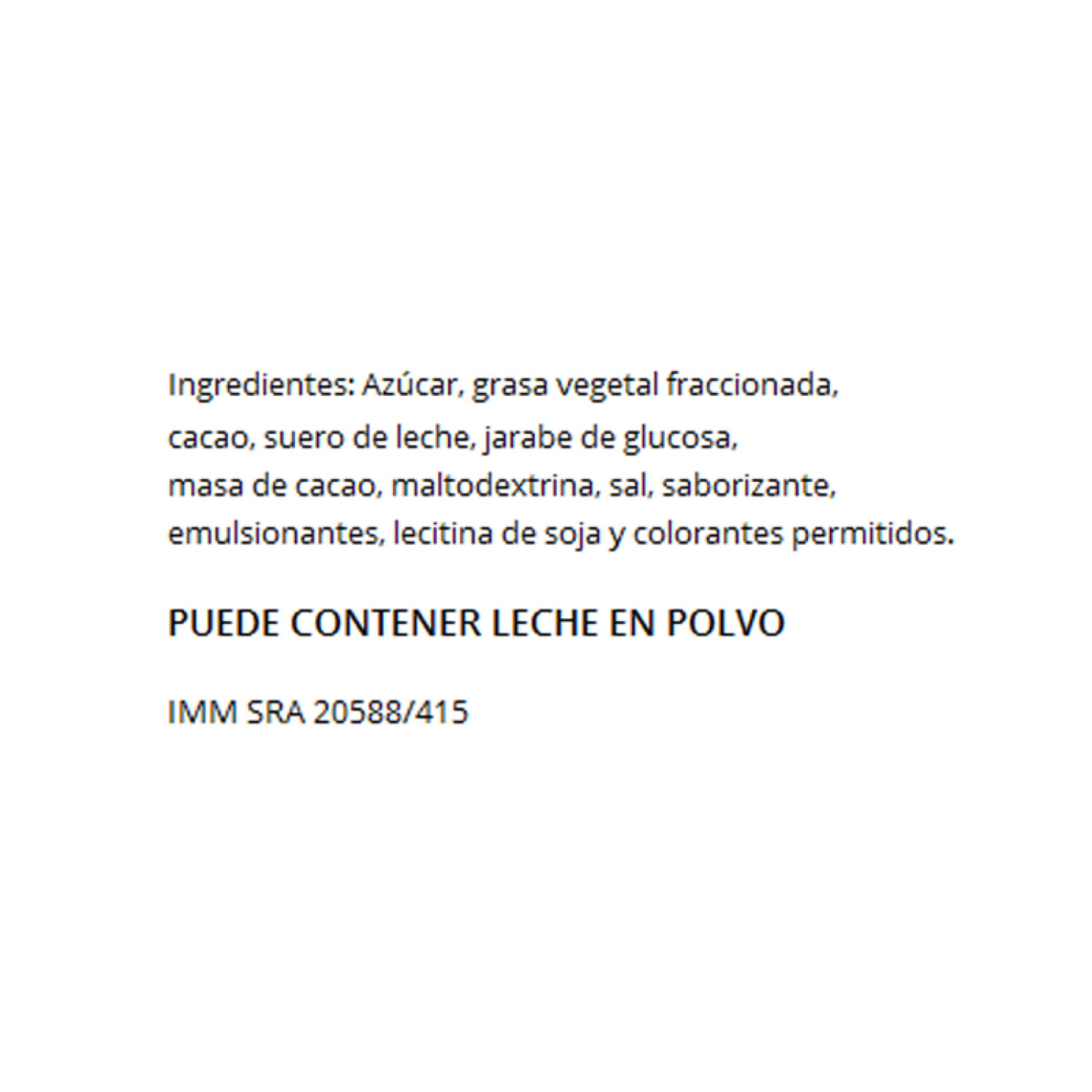 Confites de Chocolate 100 g - Verde — Zanetti