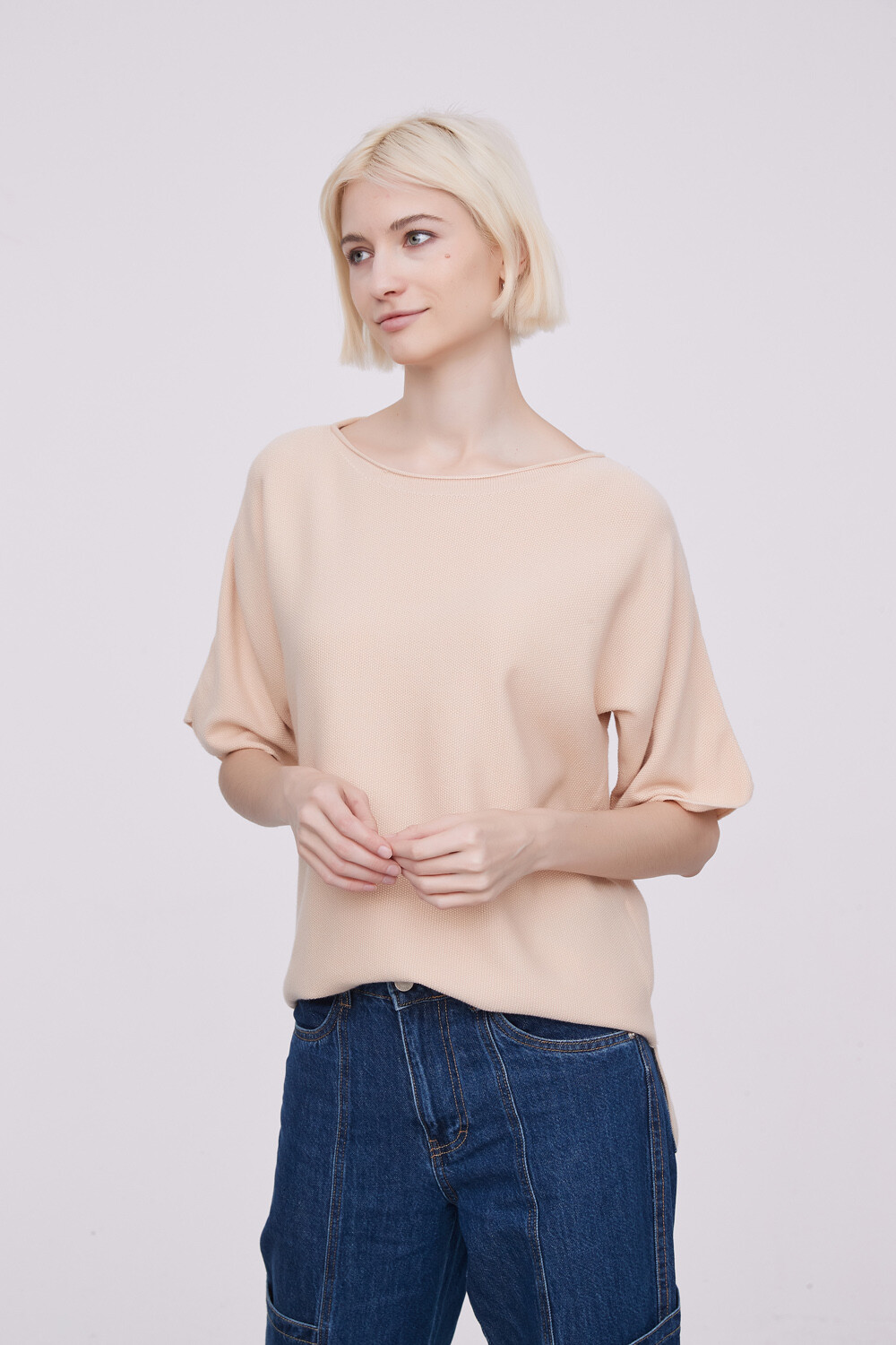 Remera Kaumaha Beige Claro