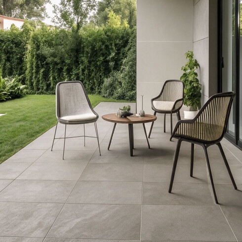 53.4X53.4 PORCELANATO GRIS MATE ANTIDESLIZANTE GAMAS DE GRIS