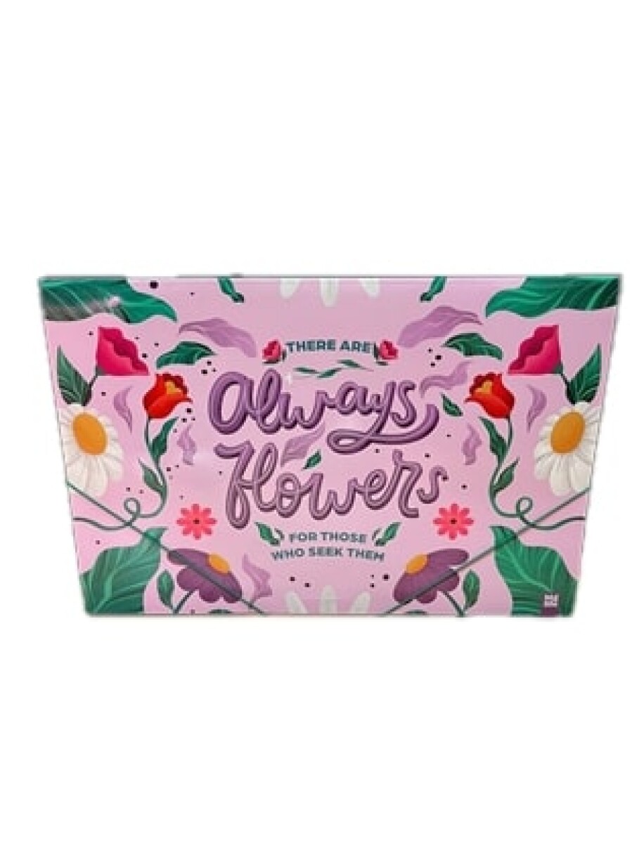 Carpeta Big Life 1/4 W - Always Flowers 