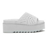 Sandalias Mujer Darkness Plataforma Y Tachas Blanco