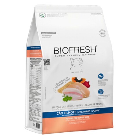 BIOFRESH PERROS CACHORROS RAZAS PEQUEÑAS Y MINI 10.1 KG