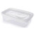 Recipiente Rectangular 620ml BLANCO