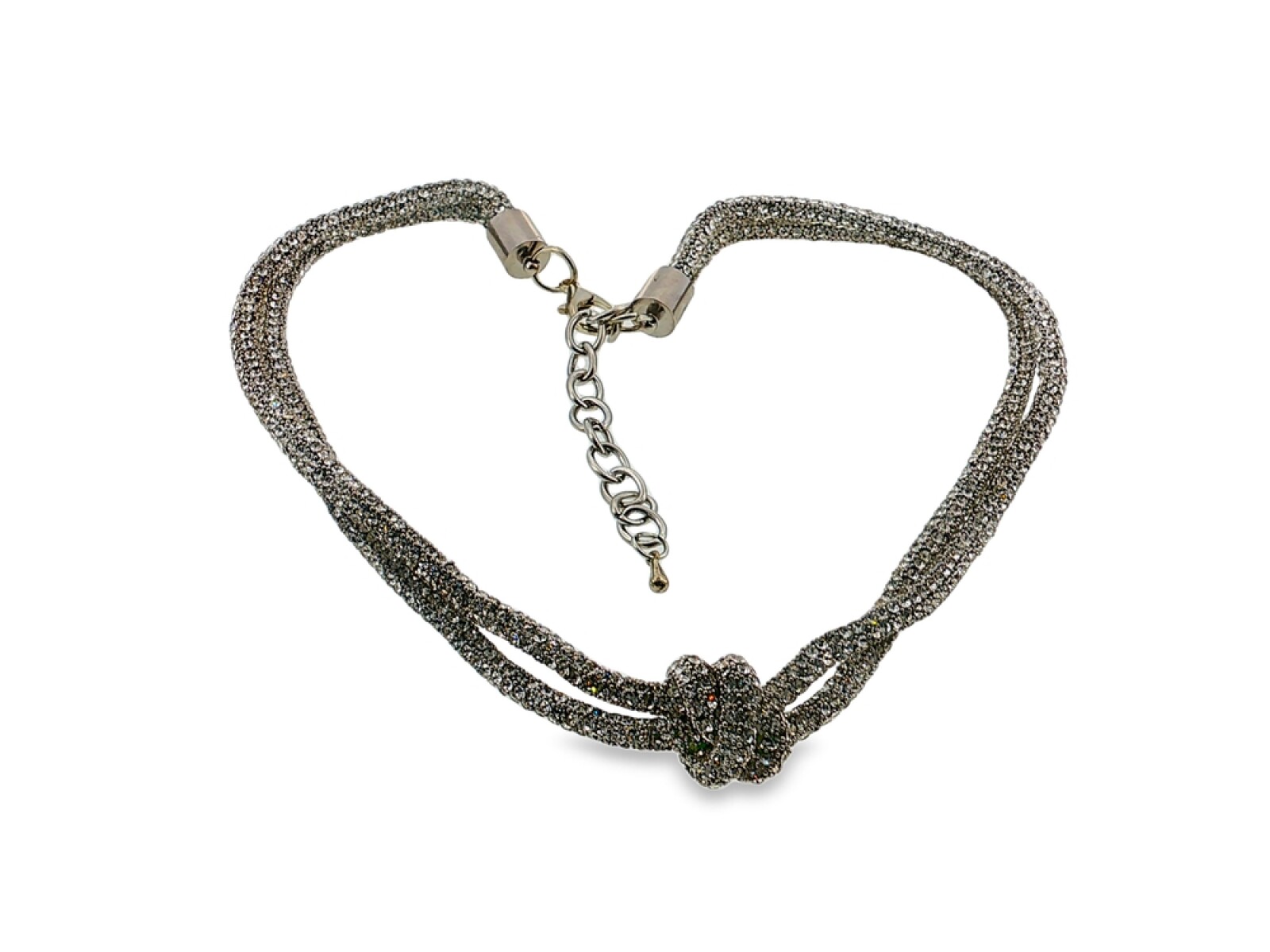 COLLAR EVLÉ PLATEADO 