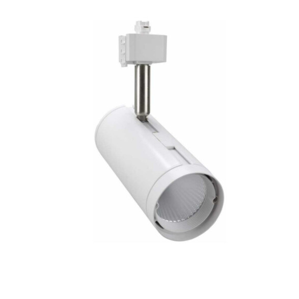 Spot LED integrado blanco p/riel, 24W 3000K 36° NV0432