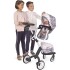 Set Coche Muñecas 3en1 Transportadora Bolso De Cuevas Sky Variante Color Gris