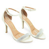 Zapatos Vizzano Taco alto de Mujer - 6249.1003-26580 Blanco-cristal