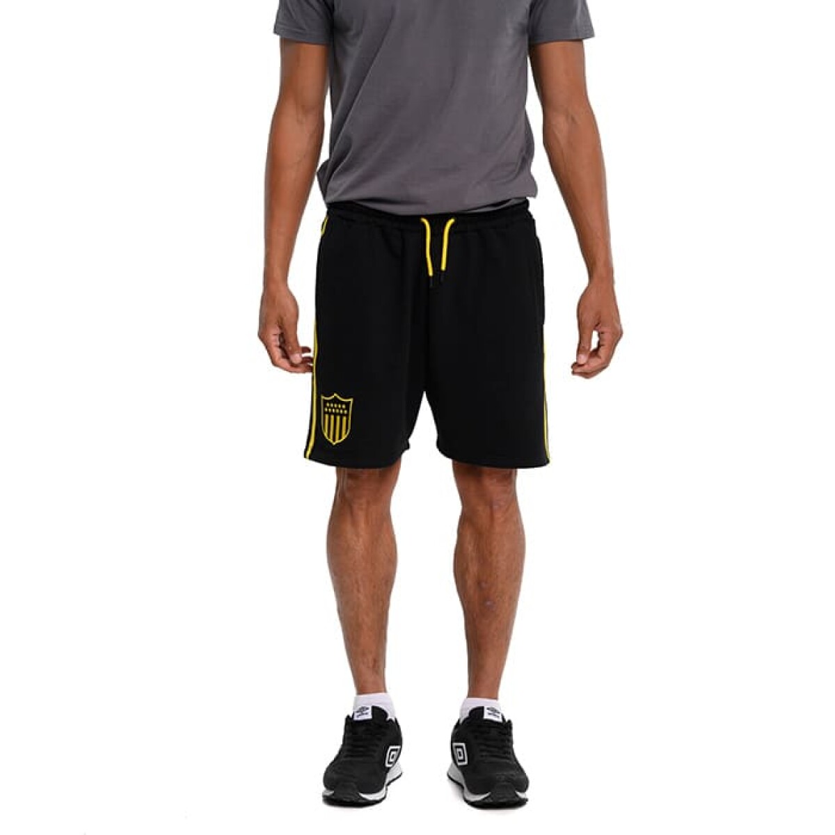 Short Umbro Peñarol de Hombre - 40121719 - Negro-amarillo 