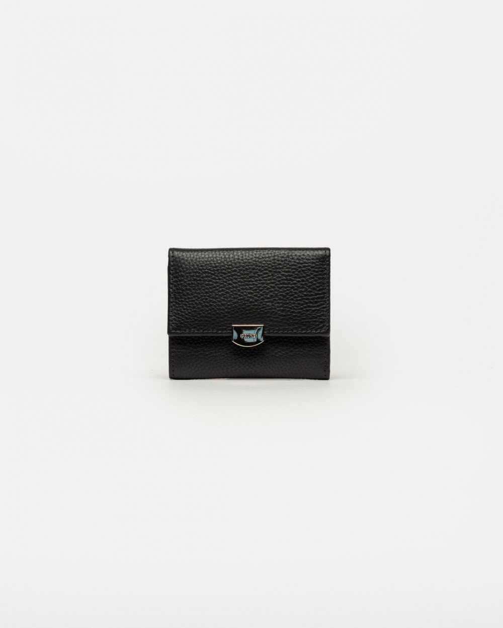 Billetera Marga en cuero graneado Negro