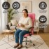 Silla De Escritorio Oficina Sillon Ejecutiva Ergonomica Tapizado Tela Mesh Con Cuero Sintetico Imback Color Rosa Silla De Escritorio Oficina Sillon Ejecutiva Ergonomica Tapizado Tela Mesh Con Cuero Sintetico Imback Color Rosa
