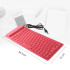 Teclado Flexible Con Cable Ledstar Wb-86 ROJO