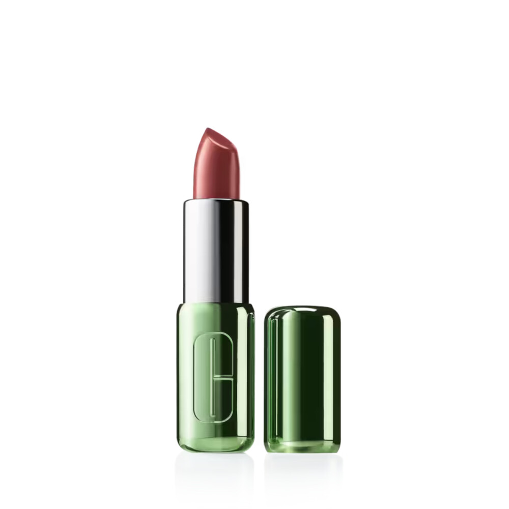 Clinique Pop Longwear Labial Tono Mocha Pop - Acabado Satinado - Alta Cobertura