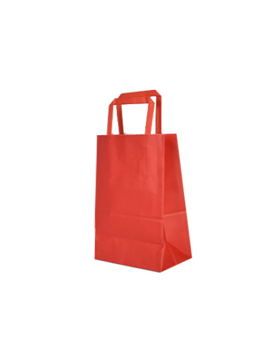 Bolsa lisa acuario 14x08x20 cm - ROJO 